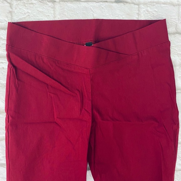 NWT 2B maroon stretchy pants - Picture 2 of 5